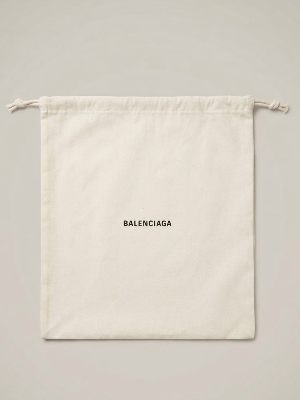 Authentic Balenciaga Cotton Dust Bag Storage Pouch White